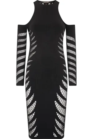 Roberto Cavalli Kleid im Distressed-Look
