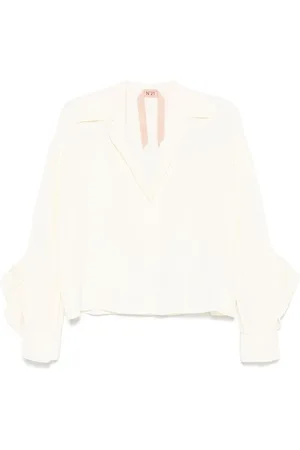 Nº21 Bluse aus Krepp