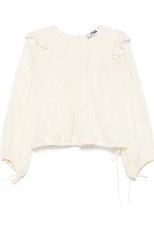 PNK Bluse mit Taillenzug