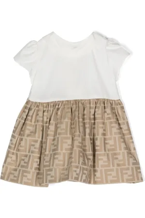 Fendi Kleid mit FF-Jacquardmuster