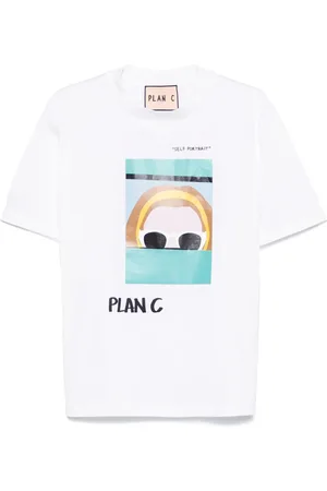 Plan C T-Shirt mit Self Portrait-Print