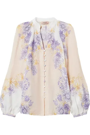 Twin-Set Bluse mit Blumen-Print