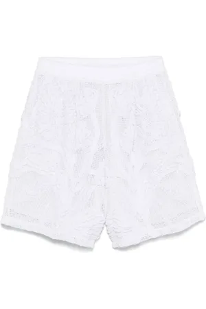 Taakk Bestickte Mesh-Shorts