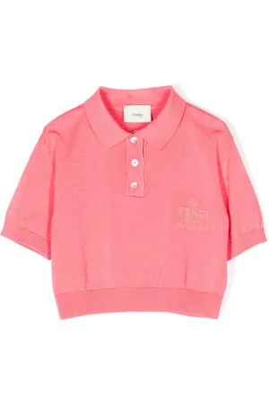Fendi Poloshirt mit Logo-Print