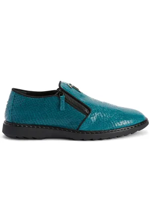 Giuseppe Zanotti Loafer mit Schlangen-Effekt
