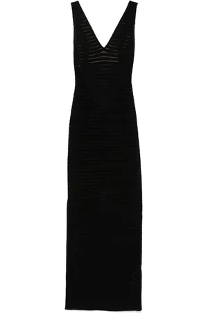 Elisabetta Franchi Maxikleid in Lochstrick