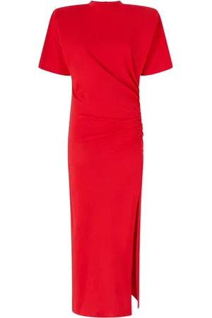 Pinko Langes Kleid mit Raffung