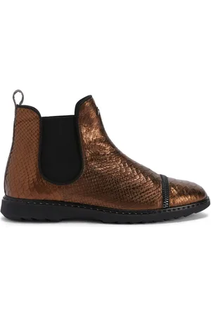 Giuseppe Zanotti Chelsea-Boots mit Kroko-Effekt