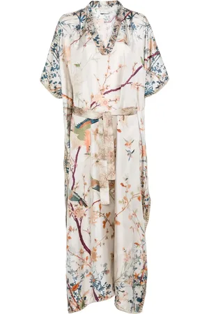 PIERRE-LOUIS MASCIA Aloe Kaftankleid