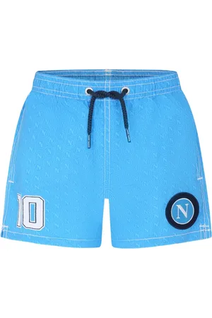 MC2 SAINT BARTH Badeshorts mit Logo-Patch