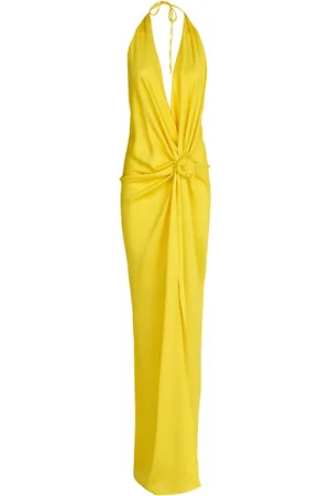 Silvia Tcherassi Torgiano Abendkleid mit Knotendetail