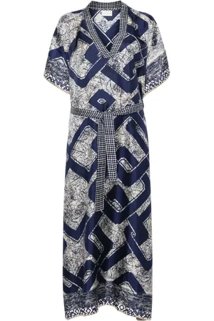 PIERRE-LOUIS MASCIA Aloe Kaftankleid