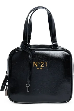 Nº21 Schultertasche mit Logo-Print