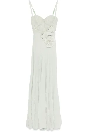 Elisabetta Franchi Abendkleid mit Blumenstickerei
