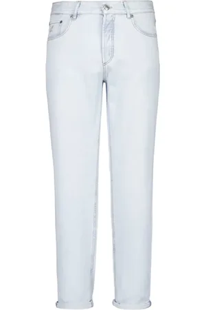 Brunello Cucinelli Jeans mit Logo-Patch
