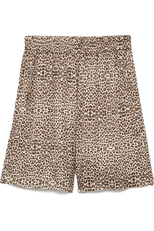 Ih Nom Uh Nit Shorts mit Leoparden-Print