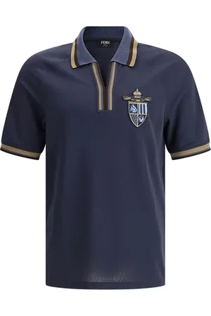 Fendi Poloshirt mit Logo-Stickerei