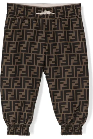 Fendi Kordelzug-Jogginghose mit FF-Print