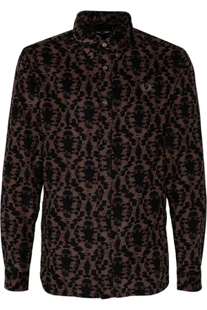 Fred Perry Hemd mit Repeat-Print