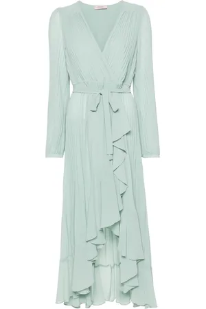 Twin-Set Maxikleid mit Rüschenborte