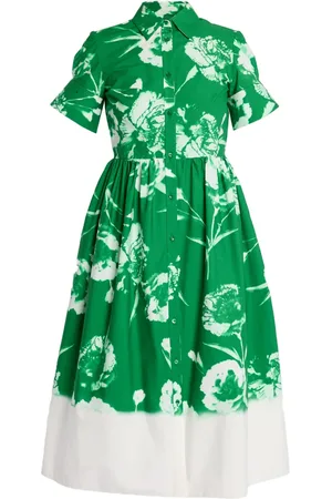 Erdem Hemdkleid mit Blumen-Print