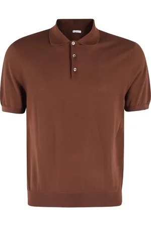 Malo Fein gestricktes Poloshirt
