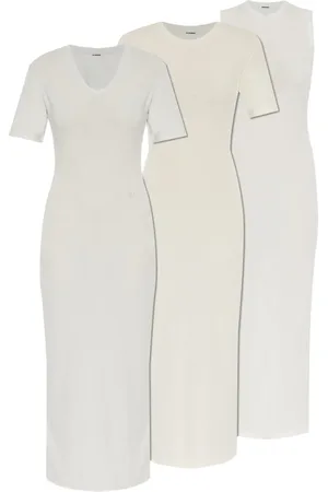 Jil Sander Midikleid aus Baumwolle (3er-Set)