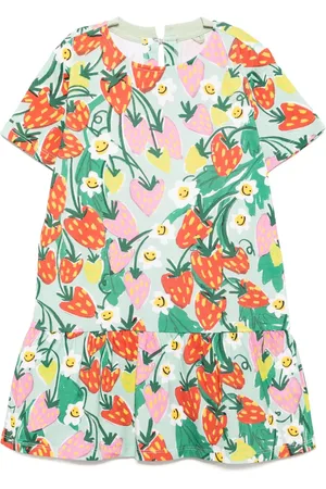 Stella McCartney Kleid mit Erdbeeren-Print
