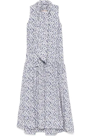 Plan C Maxikleid aus Popeline
