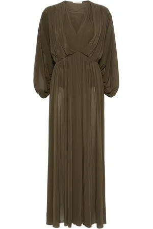 Serafini Maxikleid mit V-Ausschnitt