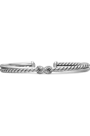 David Yurman Petite X Center Station Armband mit Diamanten 5,2mm