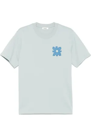 Sandro T-Shirt mit Logo-Prägung