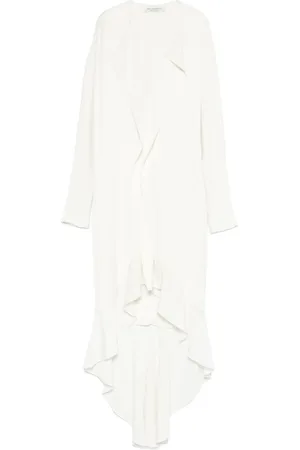 Serafini Asymmetrisches Midikleid mit Volants