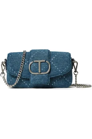 Twin-Set Oval T Jeans-Umhängetasche