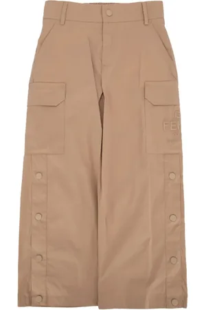 Fendi Cargohose mit Logo-Stickerei