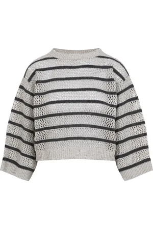Brunello Cucinelli Gestreifter Pullover