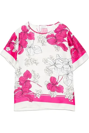 P.A.R.O.S.H. T-Shirt mit Blumen-Print
