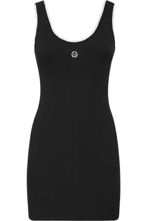 Philipp Plein Geripptes Kleid
