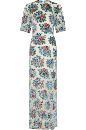 Paco rabanne Kleid mit Blumen-Print