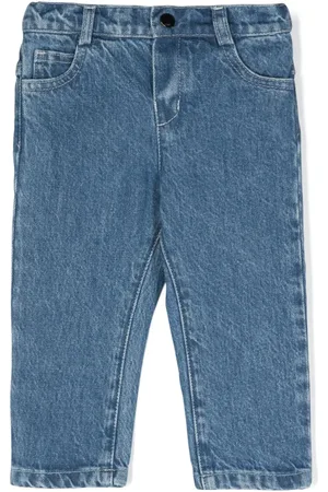 Fendi Gerade Jeans mit Logo-Stickerei