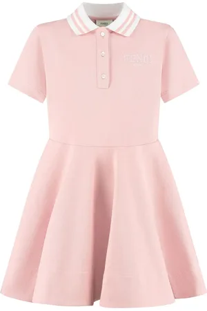 Fendi Kleid mit Poloshirtkragen