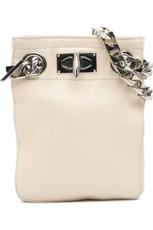 Givenchy 2010-2024 Leather Shark Lock Chain Schultertasche