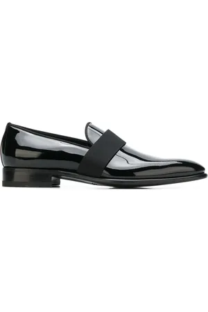 santoni Penny-Loafer aus Lackleder