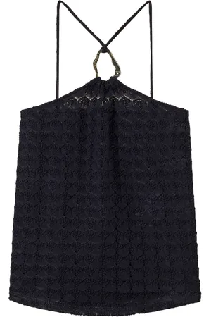 Twin-Set Oberteil mit Lochstrickmuster