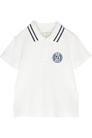 Fendi Poloshirt mit Logo-Stickerei