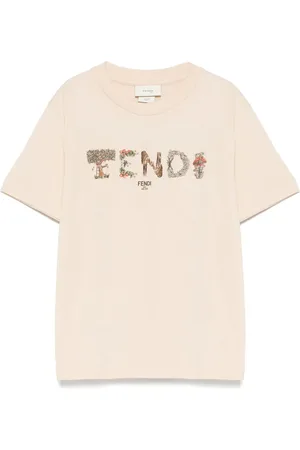 Fendi T-Shirt mit Logo-Print