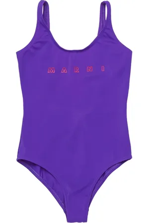 Marni Badeanzug mit Logo-Print