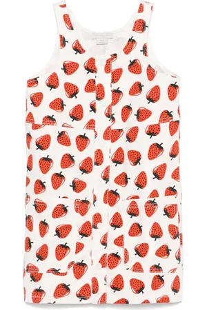 Stella McCartney Kleid mit Erdbeeren-Print