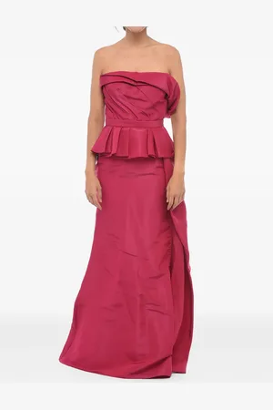 Alexander McQueen Kleid aus Seide mit Schößchen