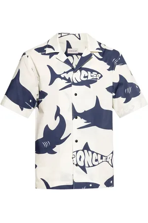 Moncler Hemd mit Hai-Print